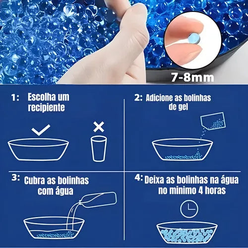 Brinquedo Arminha de Bolinhas De Gel Elétrica Automática